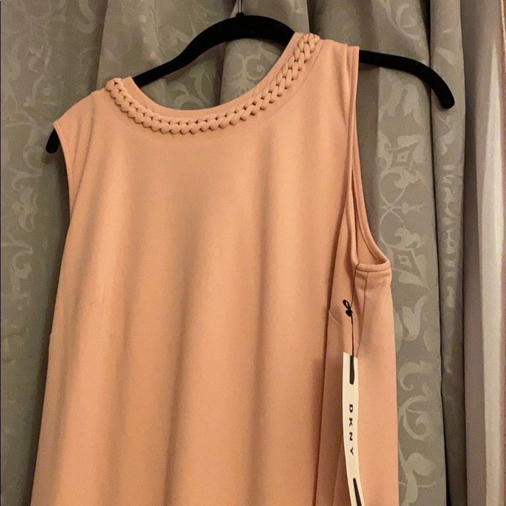 Pink shift dress